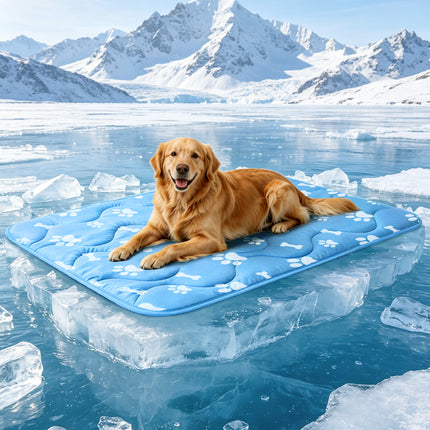 Dog Cooling Mat, 30" x 20" Cooling Mat for Dogs,Color-Changing Arc-Chill Tech (Q-Max>0.5),Machine Washable, Pet Cooling Mat for Small Dogs & Cats, Instant Indoor Outdoor Cooling Pad for Summer