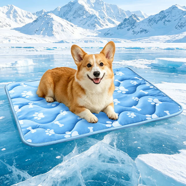 Dog Cooling Mat, 30" x 20" Cooling Mat for Dogs,Color-Changing Arc-Chill Tech (Q-Max>0.5),Machine Washable, Pet Cooling Mat for Small Dogs & Cats, Instant Indoor Outdoor Cooling Pad for Summer