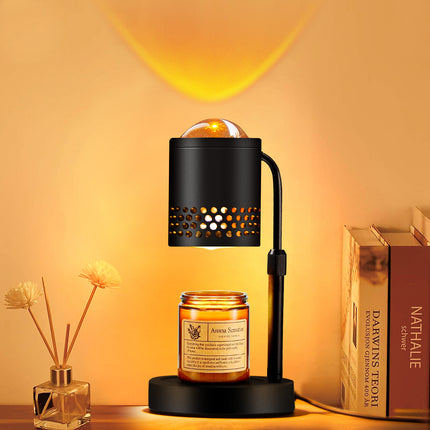 Foolala modern adjustable flower shade glass lamp