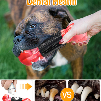 Rubberized dog bone dog chew toy main picture 4