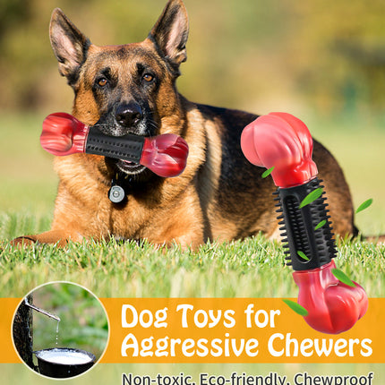 Rubberized dog bone dog chew toy main picture 8