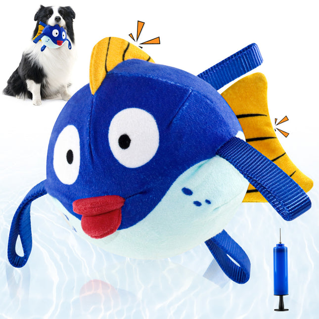 Red lip fish dog ball toy main picture 1
