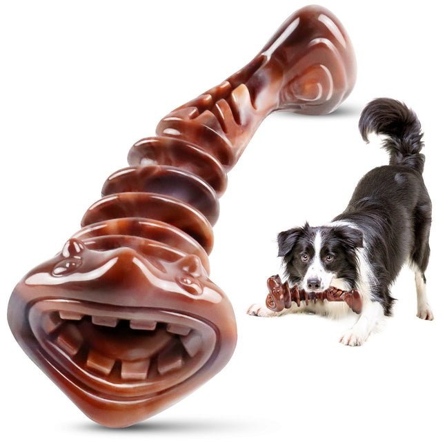 Fuuome Brown Piranha Dog Chew Toy Main Figure 1