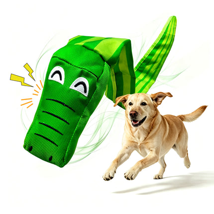 33-Inch Tough Dog Toy for Aggressive Chewers – Chew-Resistant Ball Tip, for Tug, Fetch & Interactive Training