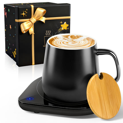 Mug Warmer with Cup Set: Yeewell Coffee Warmer for Desk - Electric Mug Heater with Adjustable Temperature