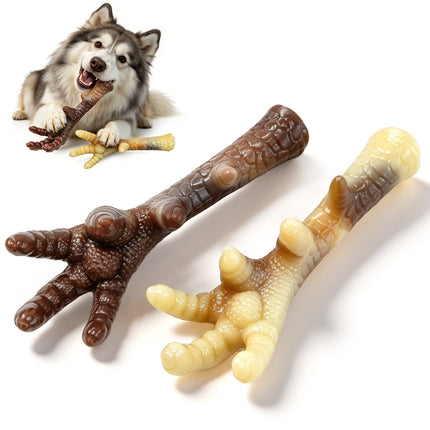 FOOLALA 2-Pack Indestructible Nylon Dog Chew Toys for Aggressive Chewers Medium Large Dogs（副本）