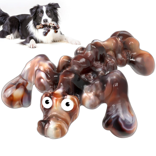 Fuufome Brown Sturdy Boxing Alligator Dog Chew Toy Main Figure 1