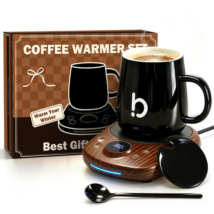 Banbanda Coffee Mug Warmer Set: 2026 Coffee Lover Gifts for Men Women