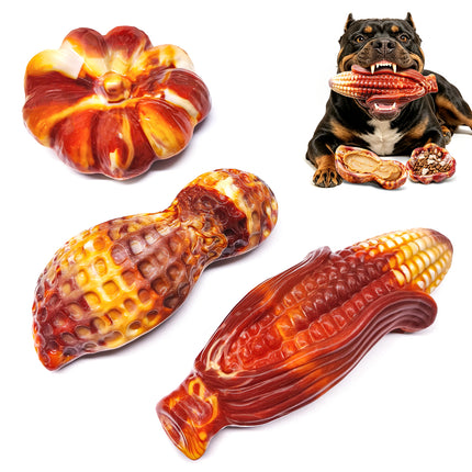 Dog Toys for Aggressive Chewers: Indestructible Dog Chew Toy 3 Packs
