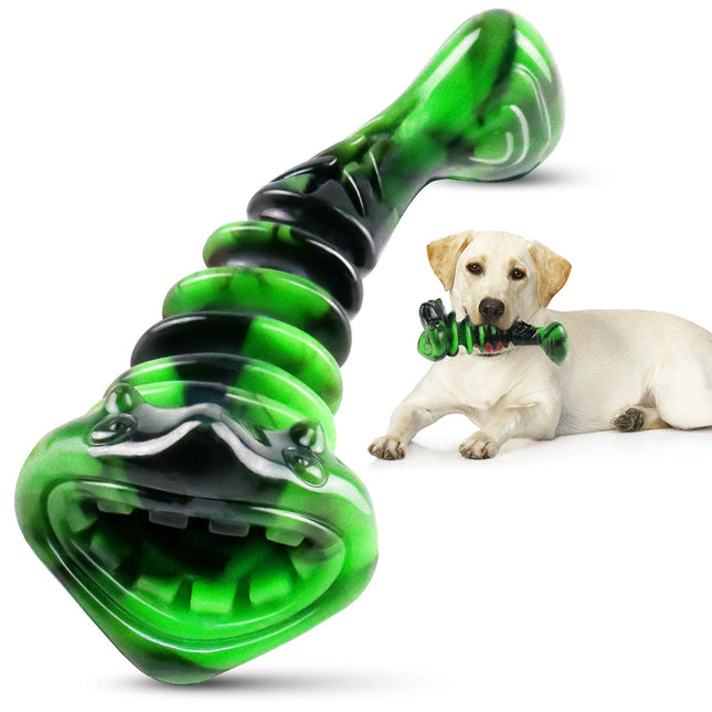 Fuufome Green Piranha Dog Chew Toy Main Figure 1