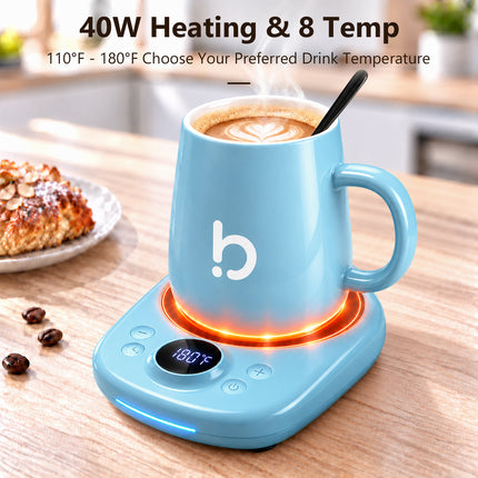 Tiffhome Coffee Warmer With Mug Set: 2026 Gifts for Coffee Lover