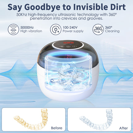 Foolala 50kHz Ultrasonic Retainer Cleaner