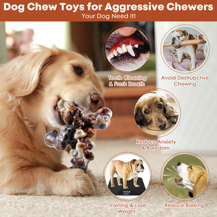 Fuufome Brown Sturdy Boxing Alligator Dog Chew Toy Main Figure 3