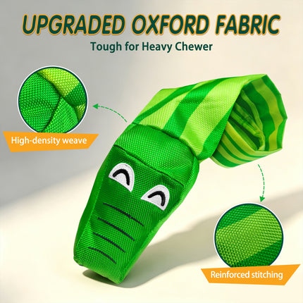 33-Inch Tough Dog Toy for Aggressive Chewers – Chew-Resistant Ball Tip, for Tug, Fetch & Interactive Training