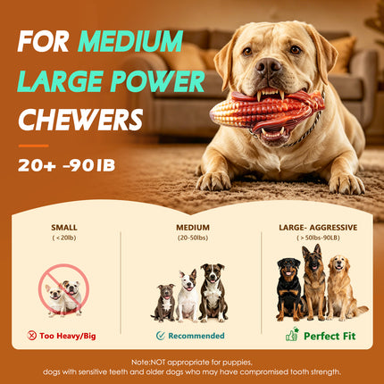 Dog Toys for Aggressive Chewers: Indestructible Dog Chew Toy 3 Packs