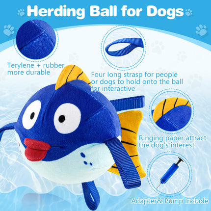 Red lip fish dog ball toy main picture 3
