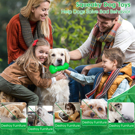 Fuufome Green Rubber Alligator Head Dog Chew Toy Main Figure 4