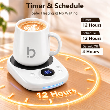 Tiffhome Coffee Warmer With Mug Set: 2026 Gifts for Coffee Lover