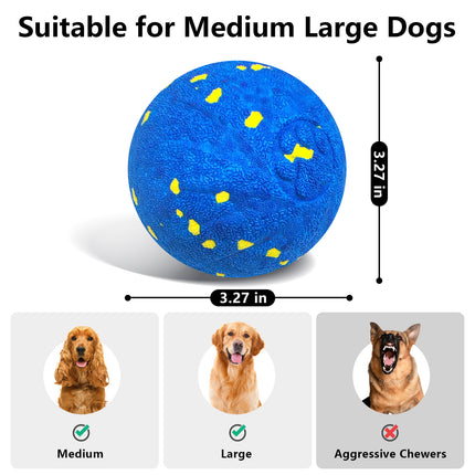 Foolala Interactive Dog Toy Ball - Smart Electric Automatic Bouncing Rolling Vibrating Ball with 3 Modes