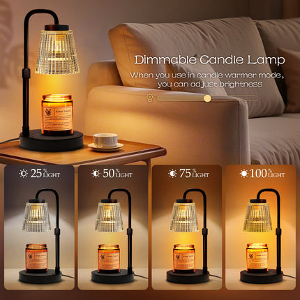 Adjustable Candle Warmer Lamp with Timer