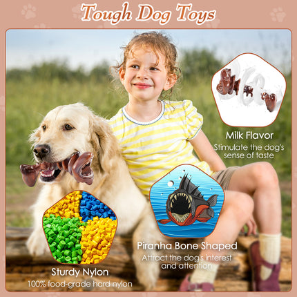 Fuuome Brown Piranha Dog Chew Toy Main Figure 4