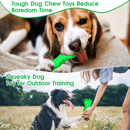 Fuufome Green Rubber Alligator Head Dog Chew Toy Main Figure 5