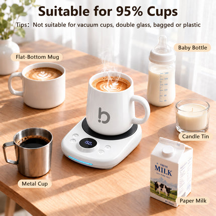 Tiffhome Coffee Warmer With Mug Set: 2026 Gifts for Coffee Lover