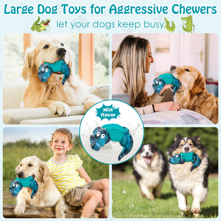 Ring-shaped alligator dog toys are suitable for aggressive dogs