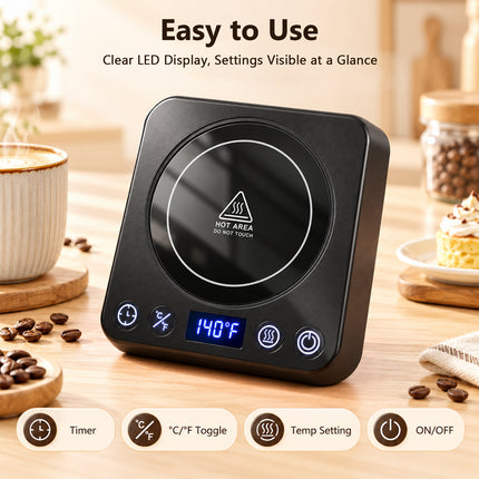 Tiffhome Coffee Warmer With Mug Set: 2026 Gifts for Coffee Lover