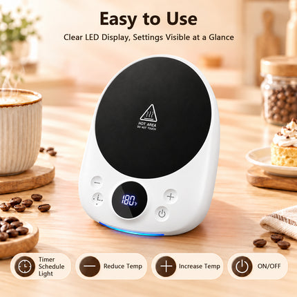 Tiffhome Coffee Warmer With Mug Set: 2026 Gifts for Coffee Lover