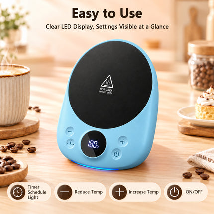 Tiffhome Coffee Warmer With Mug Set: 2026 Gifts for Coffee Lover