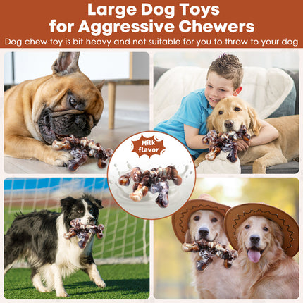 Fuufome Brown Sturdy Boxing Alligator Dog Chew Toy Main Figure 6
