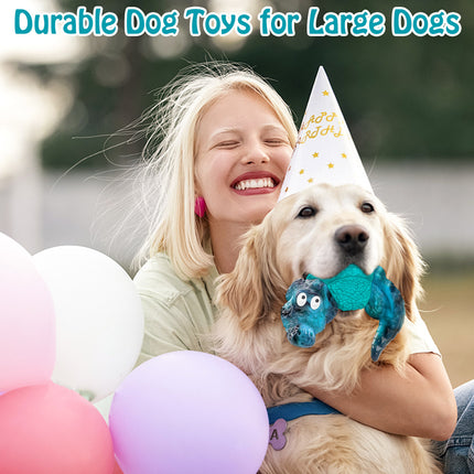 Ring-shaped alligator dog toys are suitable for large dogs