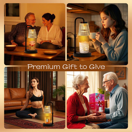 Adjustable Candle Warmer Lamp with Timer