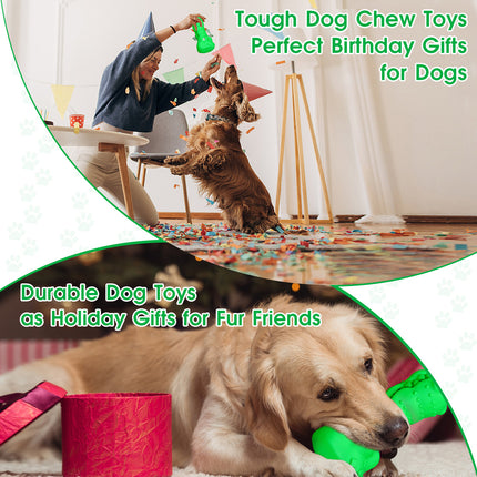 Fuufome Green Rubber Alligator Head Dog Chew Toy Main Figure 7