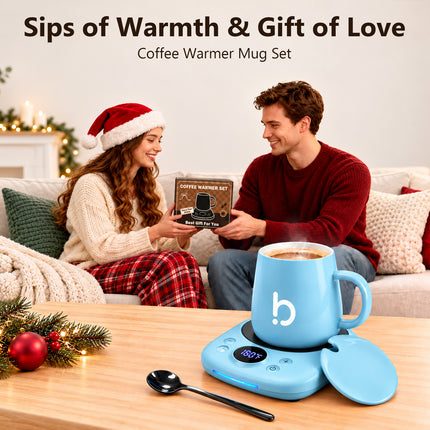 Tiffhome Coffee Warmer With Mug Set: 2026 Gifts for Coffee Lover