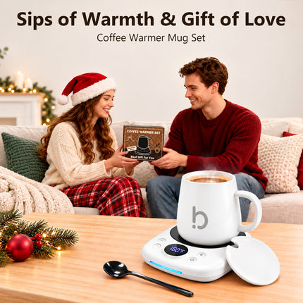 Tiffhome Coffee Warmer With Mug Set: 2026 Gifts for Coffee Lover