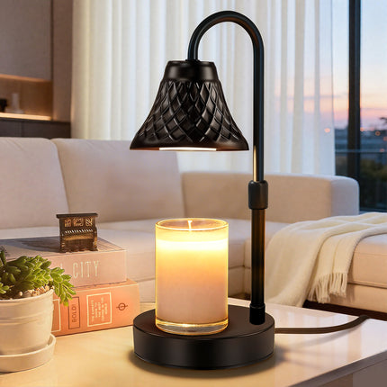 Banbanda Adjustable Candle Warmer Lamp with Timer: Candle Lamps fits All Candle Jar Home Decor - Wax Warmer for Scented Wax - Birthday Gifts for Women