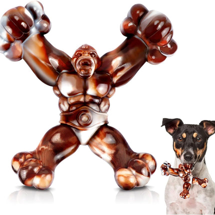 Foolala Beef Flavored Kong X Chewbone Dog Chew Toy For Aggressive Chewers