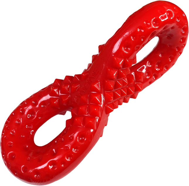 Foolala Beef Flavor Twist Word 8 Dog Chew Toy For Aggressive Chewers