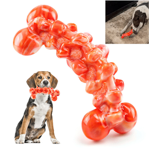 FoolalaFlame Bone Dog Chew Toy For Aggressive Chewers