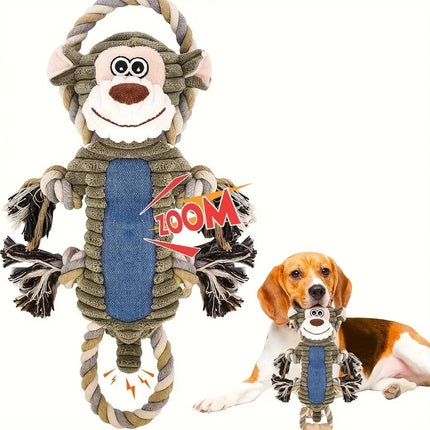 Rope Pulling Interactive Monkey Main Figure 1