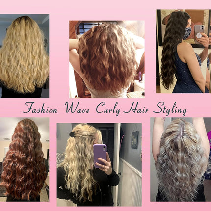 3 Barrel Curling Iron 25mm - Dual Voltage 1" Hair Waver