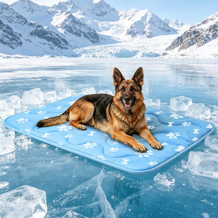Dog Cooling Mat, 30" x 20" Cooling Mat for Dogs,Color-Changing Arc-Chill Tech (Q-Max>0.5),Machine Washable, Pet Cooling Mat for Small Dogs & Cats, Instant Indoor Outdoor Cooling Pad for Summer