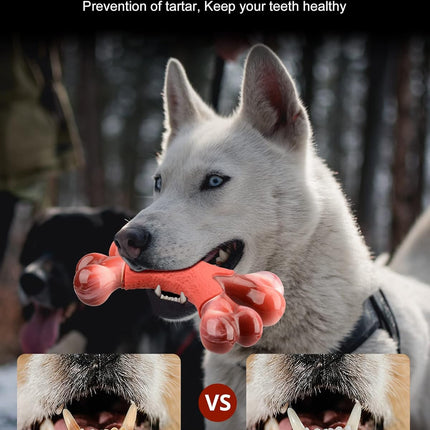 Foolala Beef Backbone Dog Chew Toy For Aggressive Chewers