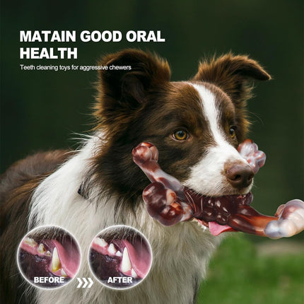 Foolala Beef Flavored Kong X Chewbone Dog Chew Toy For Aggressive Chewers
