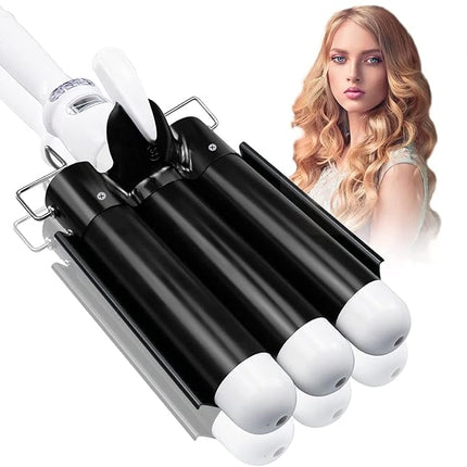 3 Barrel Curling Iron 25mm - Dual Voltage 1" Hair Waver