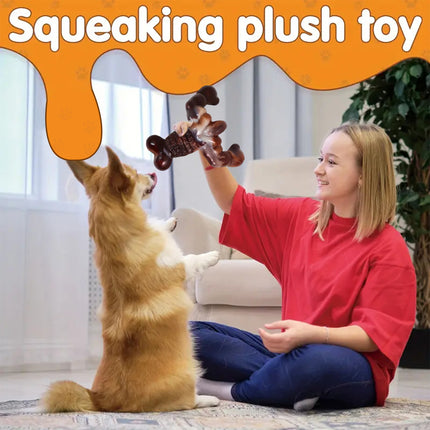 Foolala Flame Bone Dog Chew Toy For Aggressive Chewers