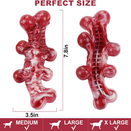 Foolala Bacon Dinosaur Bone Dog Chew Toy For Aggressive Chewers