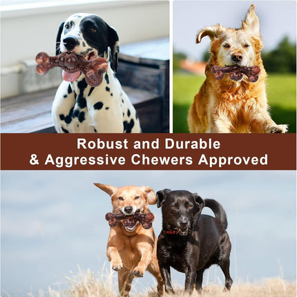 Foolala Activity Combo Chews Bacon Dog Chew Toy For Aggressive Chewers